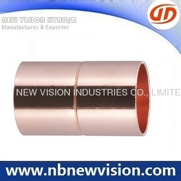 Copper Coupling With Rolled Stop 