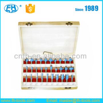 wooden case packing 30A Mixed Woodworking 30pcs Router Bit set