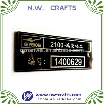 custom business name plate aluminum