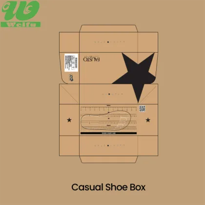 Timberland Cardboard Packaging Shoes Box Folded