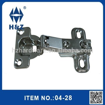 Slide-on furniture hinges