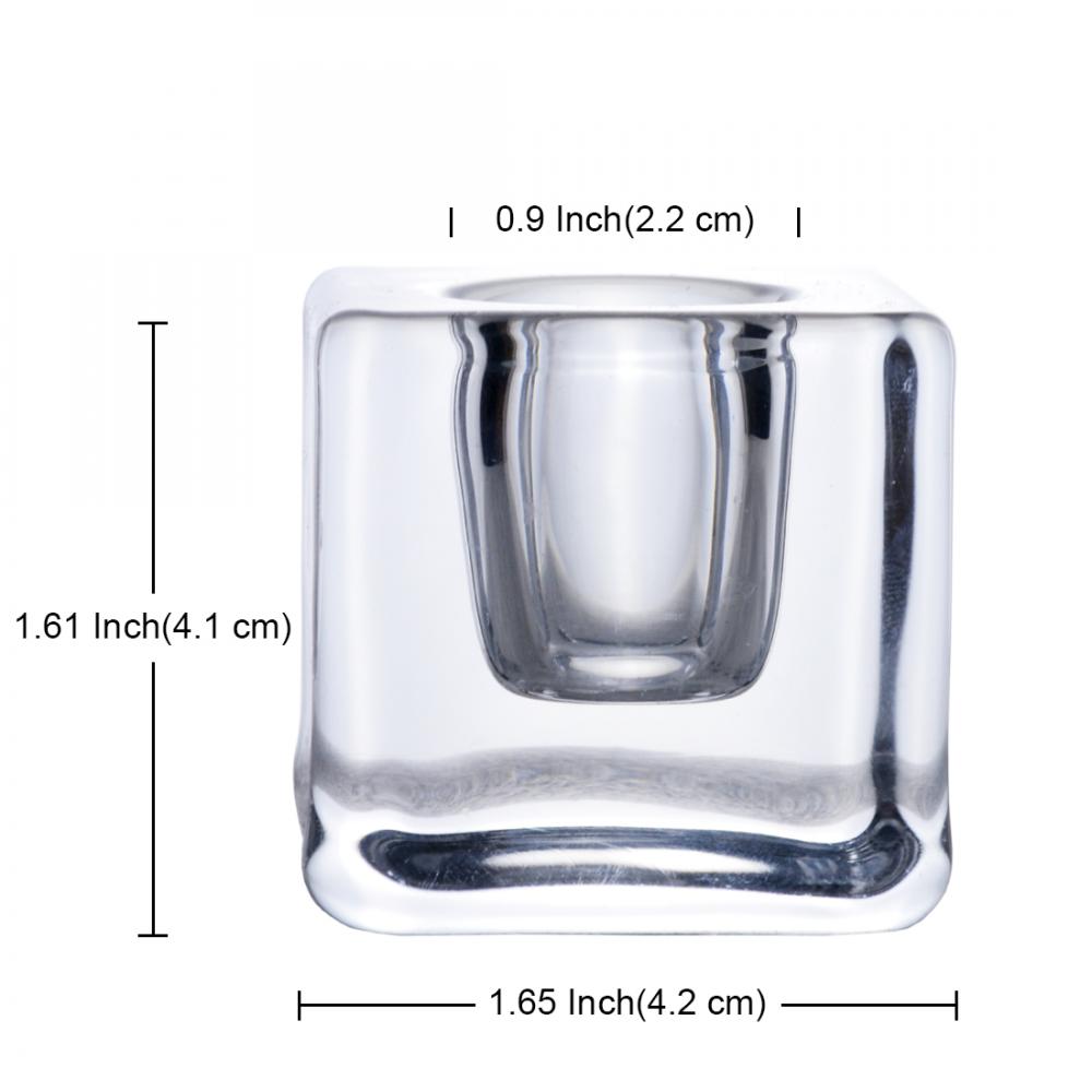 Modern Glass Taper Candle Holders