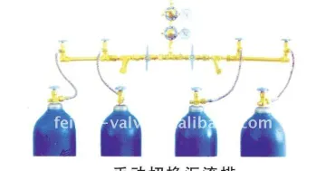 Manuel Operation Gas Cylinder Manifold for CNC Cutting Machine
