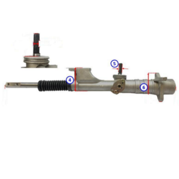 Giaccia di sterzo manuale della mano sinistra per VW GOL G1/G2/G3/G4 e Santana 3074190635