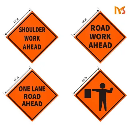Customized High Visibility Pedestrian Junction Signs: Speed Reduction & Road Warning Signs