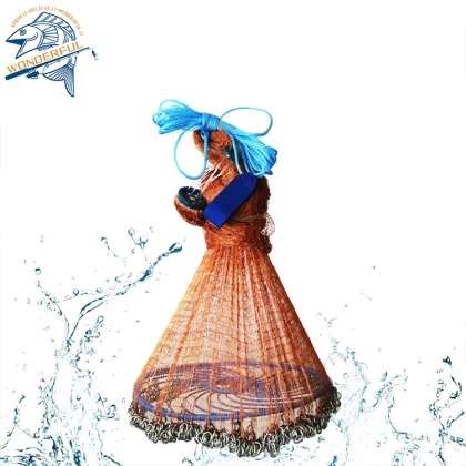 Factory Direct American Frisbee Throwing Spin Fishing Net