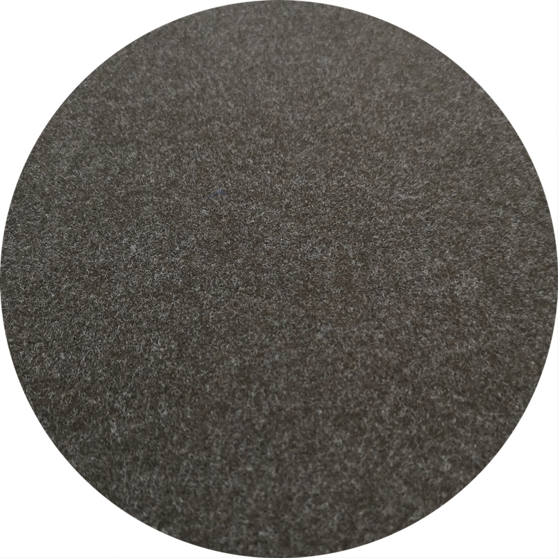 Knitted Needle Punched wool polyester viscose fabric