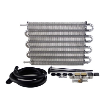 Kit de refroidisseur d'huile de transmission en aluminium universel à 8 lignes