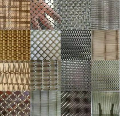 Modern Woven Metal Mesh Curtain for Architectural Decoration