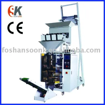 rices,wheats,seeds vertical packing machine with linear weigher