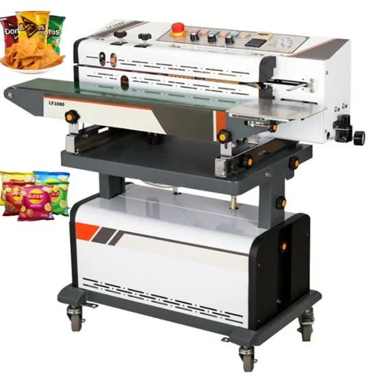 Commercial Continuous Vacuum Sealing Machine with Nitrogen Gas Filling