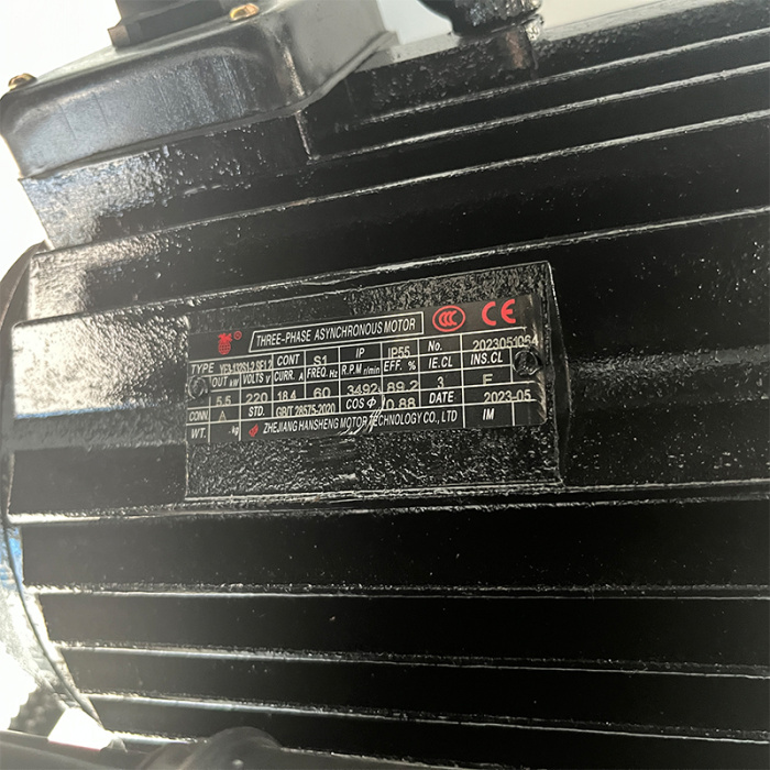 Compresor de desplazamiento sin aceite de 7.5hp