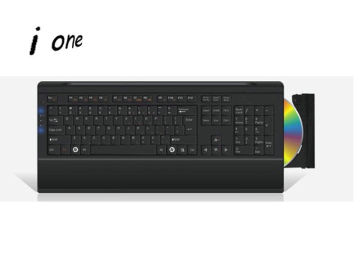 All In One Keyboard Pc, 104 Keys, Intel Hm76  For Health Care, Dental Office, Banking