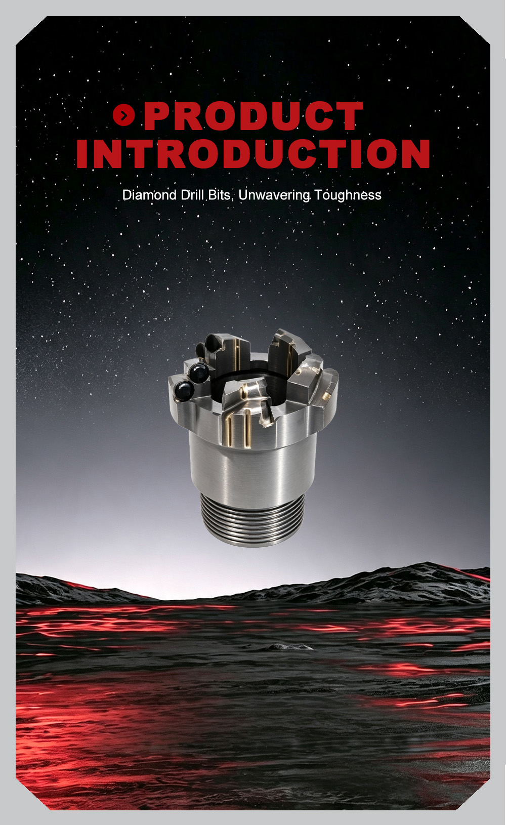 113mm Rib 5-Wing Core Bit X