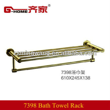 SUS304 stainless steel double layer towel rack for bathroom