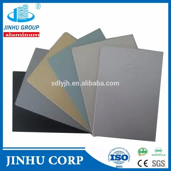 silver acp aluminum panel buiilding materials manufacture