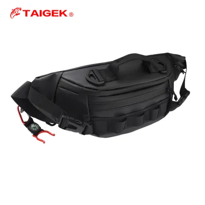 TAIGEK 39cm Waterproof Fishing Lure Carry Bag - Equipment Tackle Bag