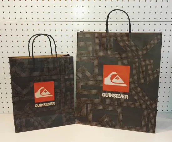 twisted handle promotional shopping bags