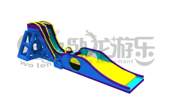 Hot sale inflatable water slide and pool