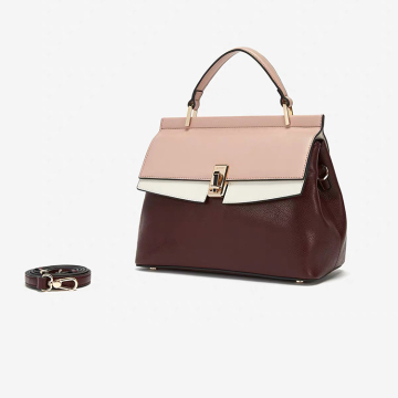 Pu Tote Bag with lock For Women