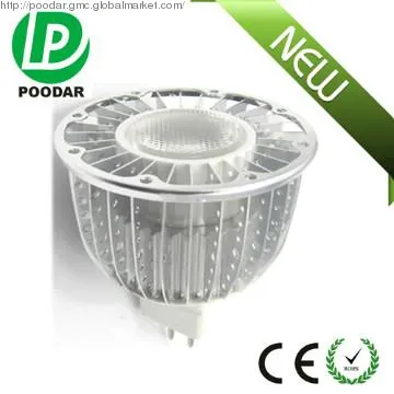 CE RoHS 600lm 7w dimmable  led worklights mr16 12v