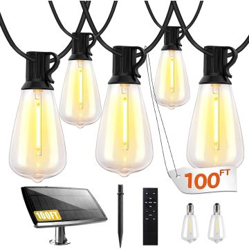 100FT 50 ST38 LED lights solar light string