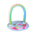 Aufblasbares Regenbogenbogen -Splash -Pad Schwimmwatpool