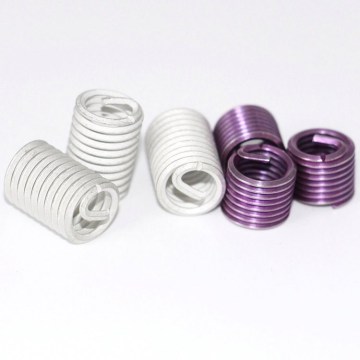 Wholesale In Stock OEM Fine Thread  304 Stainless Steel Spring Wire Thread Insert Natural Color  For Screw Thread  Insert