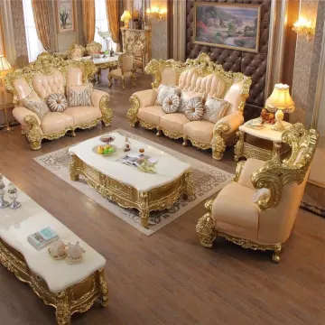 luxury hand craved chesterfield leather classic sofa