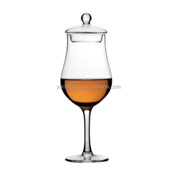 Handmade Tulip-Shaped Wine Glass with Custom Logo