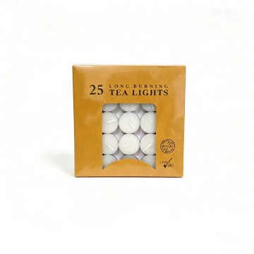 25pcs metal set candle tealight box package