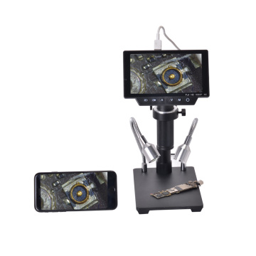 Full HD 34MP 4K Industrial Soldering Microscope