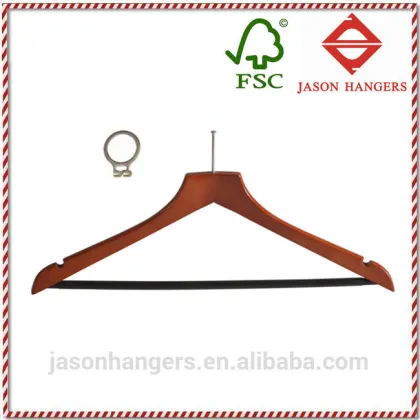 CU3014-H Custom cheap hotel wooden closet safe hanger