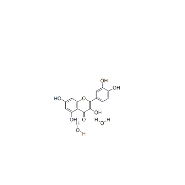 Bioflavonoide natural quercetina dihidrato Cas número 6151-25-3