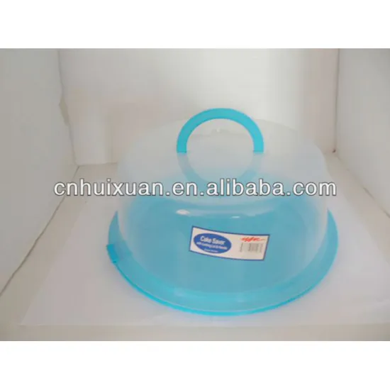 Plastic cake box