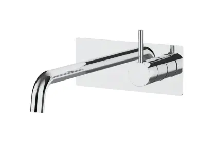 Wall Mounted Bathtub Faucet High Flow Rate Spout