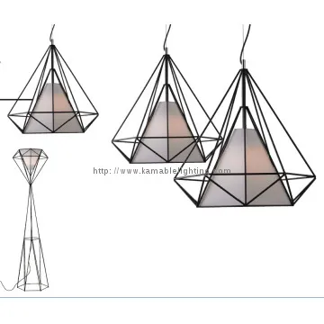 Fresh painting metal home decorative floor lights