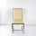 modern leather dining chair stainless steel legs frame