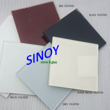 Wholesales back painted glass with high quality colored glass