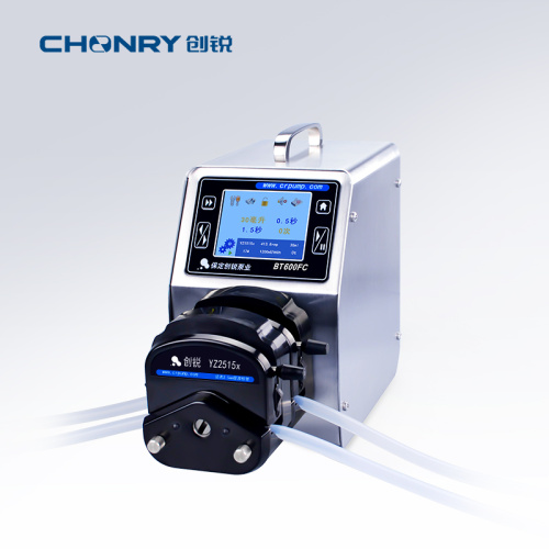 Filling Peristaltic Pump With Intelligent Flow Calibration