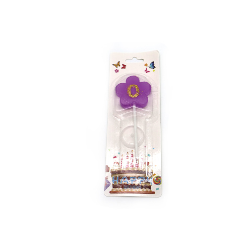 Number Paraffin Wax Happy Birthday Candle