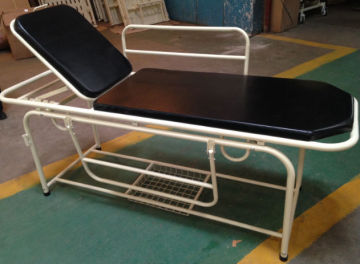 Adjustable patients stretcher with backrest