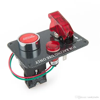 12V Racing Car Toggle Ignition Switch Panel & Start Button