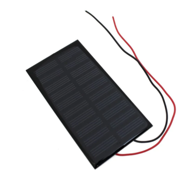 0.65W Mini Transparent Solar Panel - Portable 5V Solar Charger
