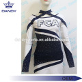 Marineblauwe cheerleadinguniformen foar bern