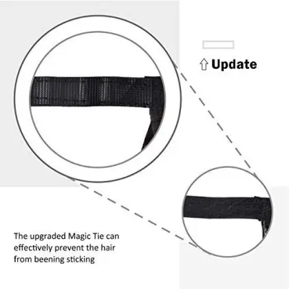 Popular hair extension pony tail hair clip, xuchang clip in pony tail maker