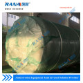 Steel Lined F4 Sheet Chemical Acid storage tank