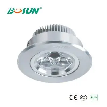 High Quality 3W Round Aluminum Led Ceiling Down Lights