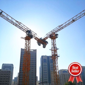 GuangXi NTP brand 16 T Construction Building Materials Self Used Luffing Jib Tower Cranes