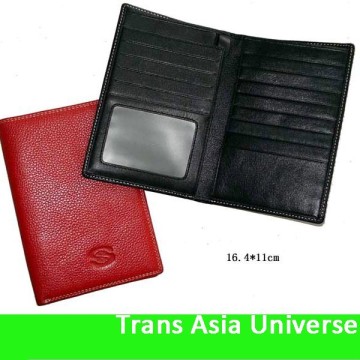 Hot Selling high quality leather passport wallet